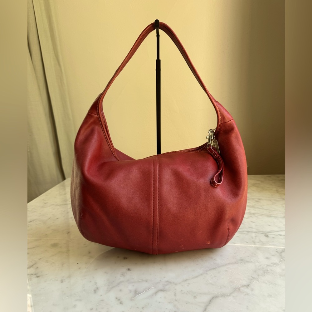 Coach Red Hobo Bag